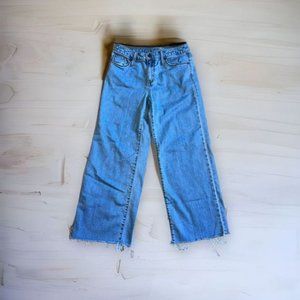 Universal Thread Raw Hem Mom Jeans Size 00 24R